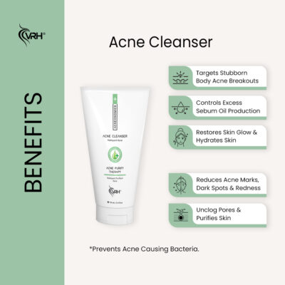 vrh acne face cleanser benefits