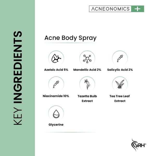 vrh acne body spray ingredients