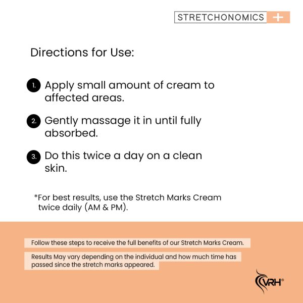vrh stretch mark cream how to use