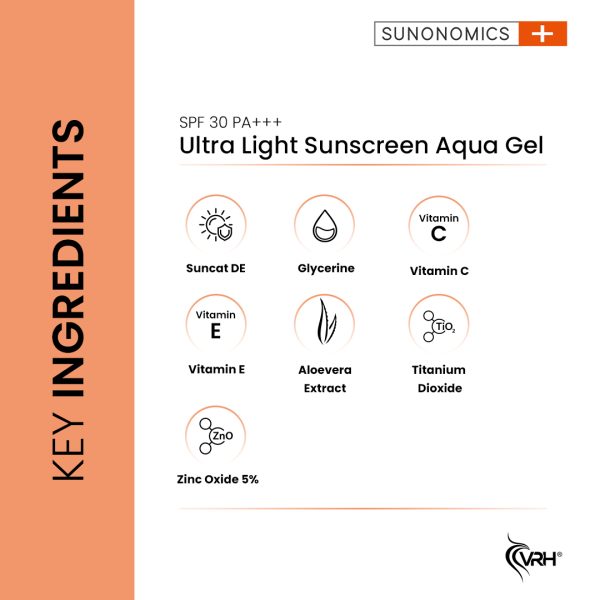 vrh ultra light sunscreen aqua gel spf530 ingredients 1
