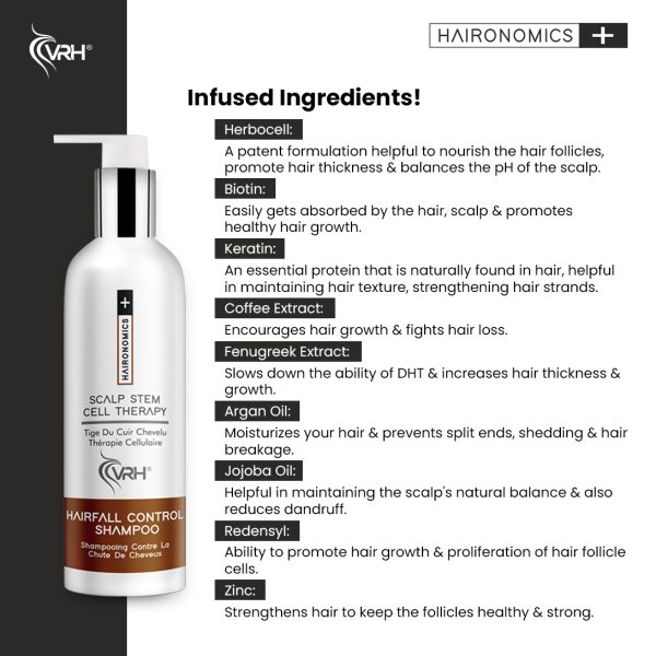 vrh hairfall control shampoo detailed ingredients 1
