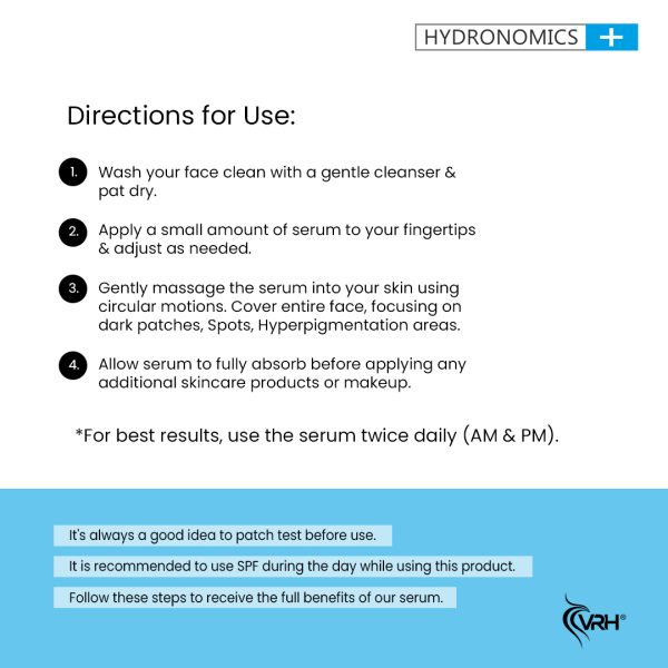 vrh hydronomics hq2% serum how to use