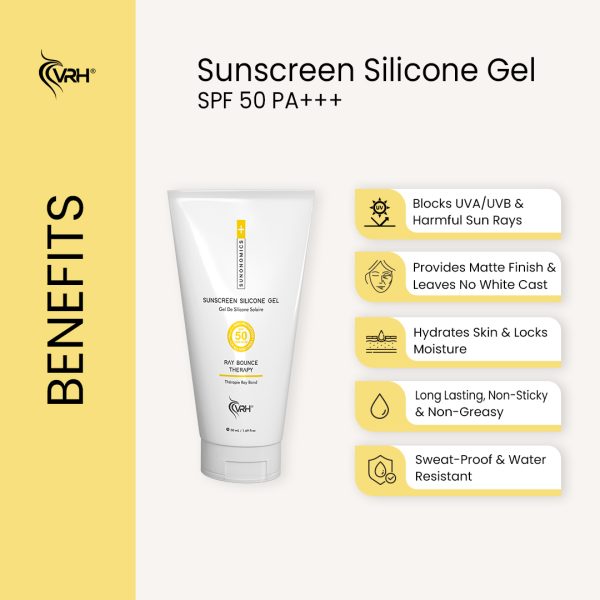 vrh sunscreen silicone gel spf50 benefits
