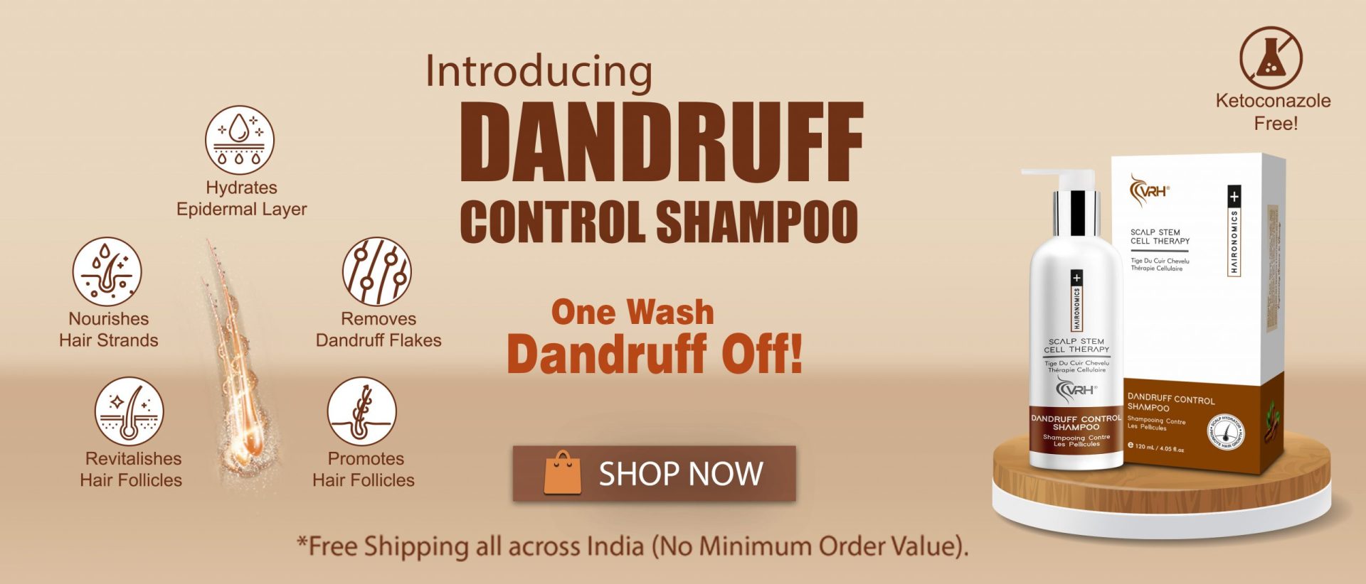 vrh dandruff control shampoo wallpaper 1