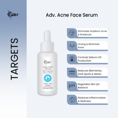 vrh acne face serum targets
