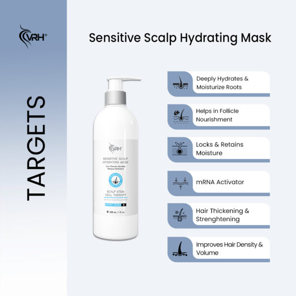 vrh sensitive scalp hydrating mask targets